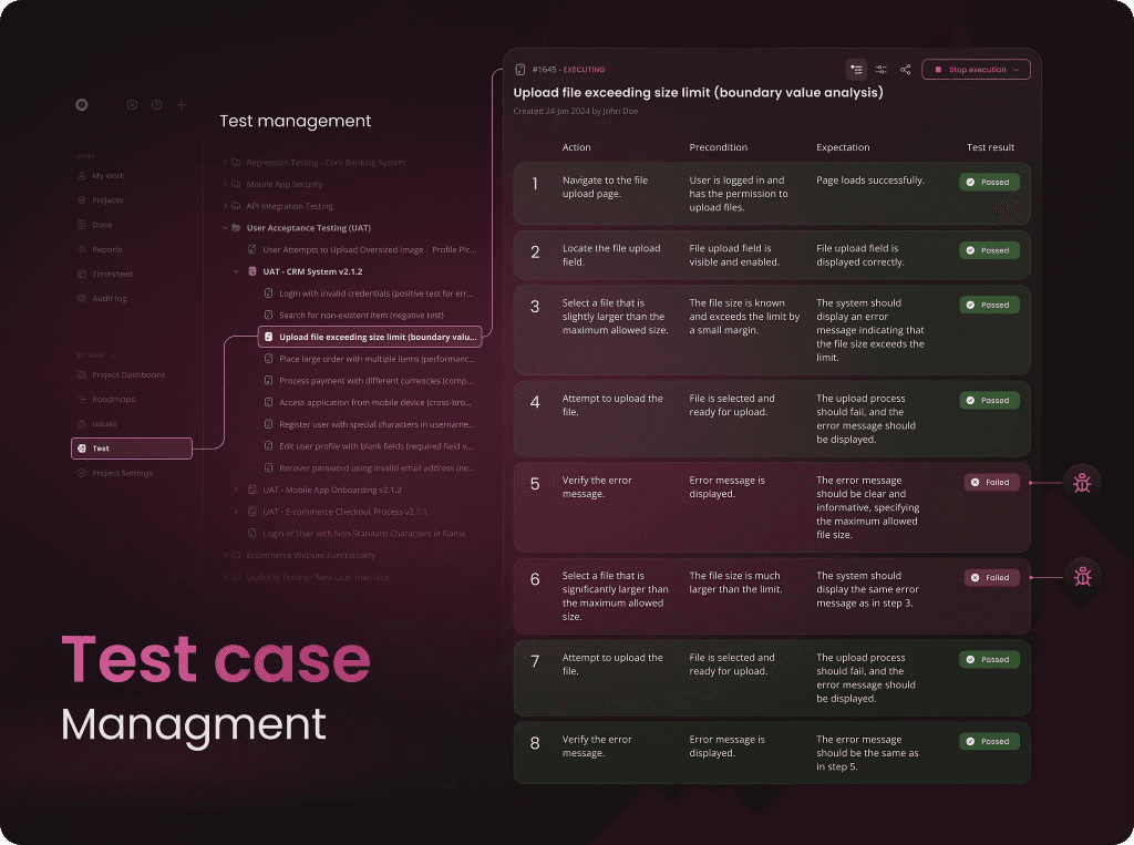 Test Dashboard